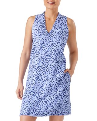 Tommy Bahama Lagoon Leopard Linen Shift Dress | Bloomingdale's