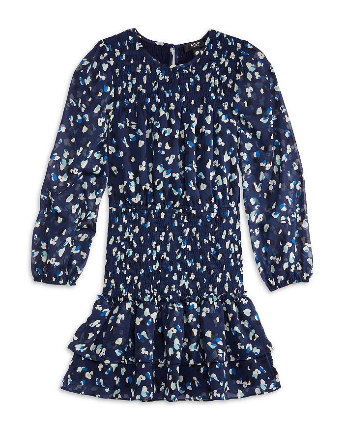 Bloomingdales Girls Clothing Dresses Evening dresses Big Kid Little Kid Girls Smocked Speckle Dress 100% Exclusive 
