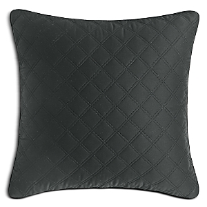 Hudson Park Collection Hudson Park Double Diamond Decorative Pillow, 16 X 16 - 100% Exclusive In Black