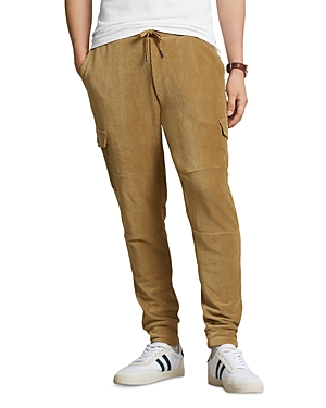 Polo Ralph Lauren Corduroy Regular Fit Cargo Jogger Pants In Montana Khaki