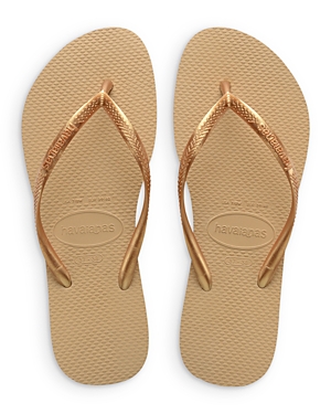 Havaianas Women's Slim Flip-flops In Golden