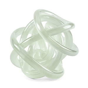 Shop Tizo Handblown Decorative Glass Knot In White