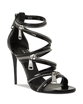 Dolce & Gabbana - Women's Strappy Zipper High Heel Sandals