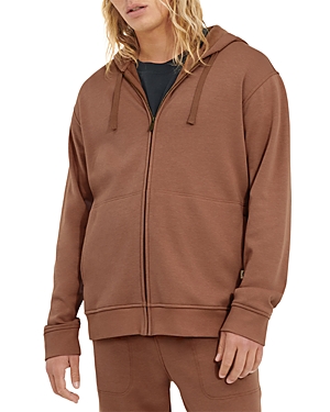 Ugg Gordon Hooded Sweatshirt In Dark Chesnut