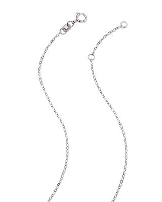 Diamond Double O Pendant Necklace in 14K White Gold, 0.25 tcw - 150th Anniversary Exclusive