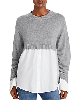 Womens Clothing Jumpers and knitwear Jumpers Cinq À Sept Atlas Wool-blend Pullover in White Save 1% 