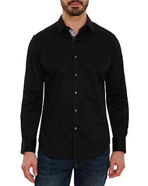 Shop Robert Graham Righteous Classic Shirt In Black