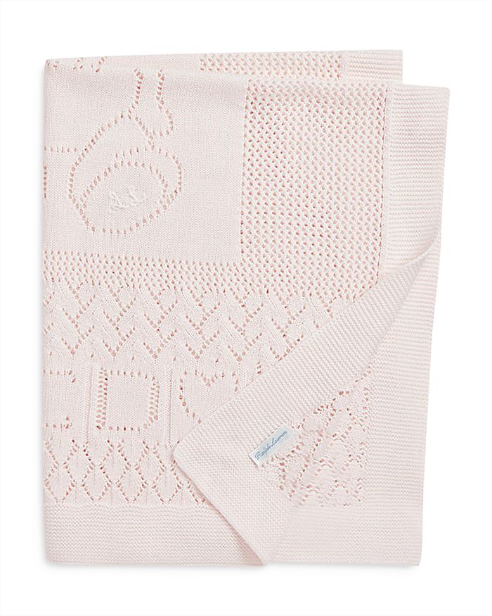Ralph Lauren - Unisex Pointelle Knit Organic Cotton Blanket - Baby