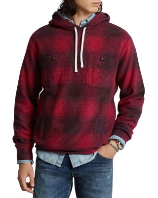 Polo Ralph Lauren Plaid Brushed Back Fleece Hoodie Bloomingdale's