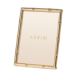 Aerin Ava Bamboo 5" X 7" Frame In Gold