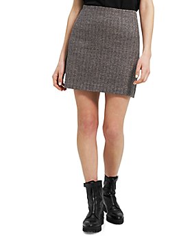 Theory - Herringbone Mini Skirt