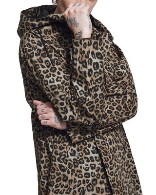 The Kooples Leopard Print Waterproof Jacket | Bloomingdale's