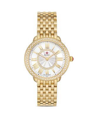 Serein Mid Stainless Steel Diamond Watch, 36mm