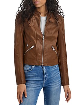 Faux Leather Jacket - Bloomingdale's