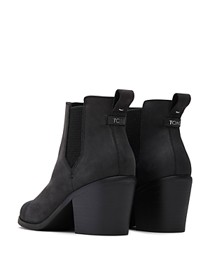 Toms Women's Everly Pull On Chelsea Booties In Black