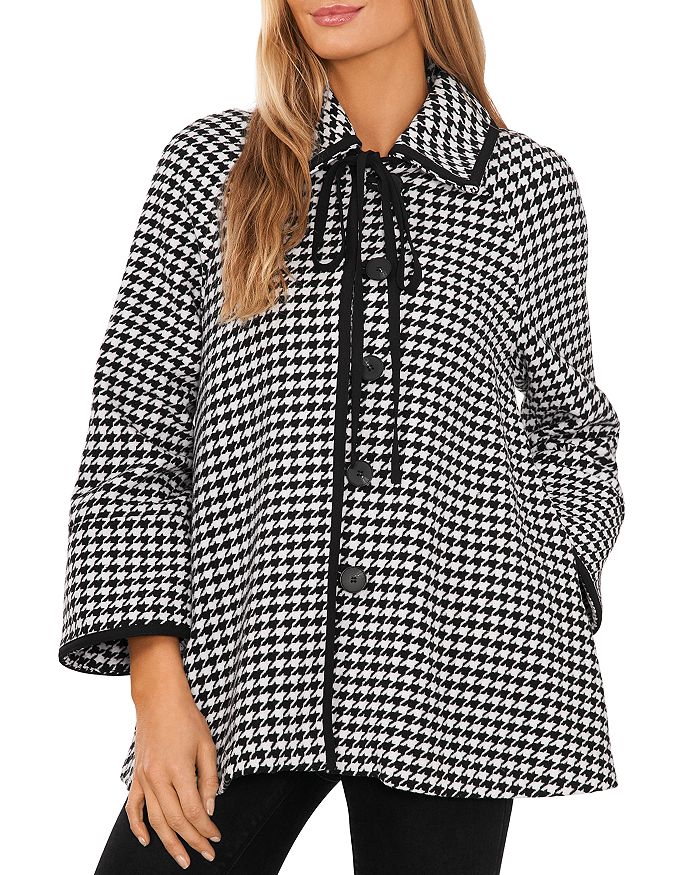 Houndstooth Cape Jacket Bloomingdales Women Clothing Jackets Ponchos & Capes 