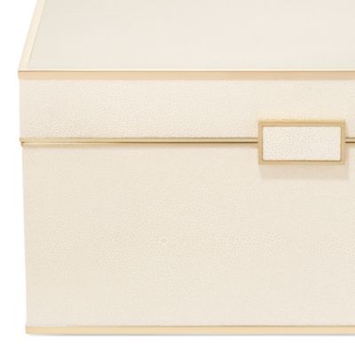 Luxe Shagreen Jewelry Box