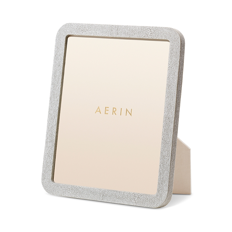 Aerin Modern Shagreen Frame 8 X 10 In Dove