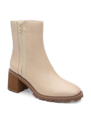 Sanctuary Women's Primetime Ankle Boot - Chunky Sole, Memory Foam, Zip Detail