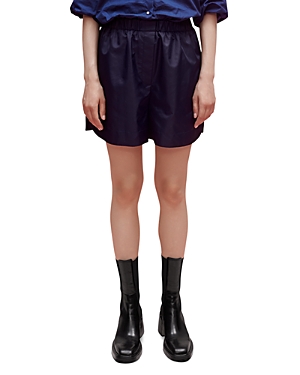 Maje Ilonie Parachute Shorts In Glossvarni