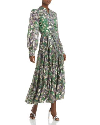 hemant and nandita shirt dress Hemant and Nandita Belted Shirt Dress