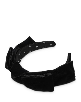 Lele Sadoughi Shirley Velvet Bow Headband | Bloomingdale display picture 3