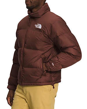 The North Face 1996 Retro Nuptse Quilted Shell Hooded Down Jacket In Dark Oak