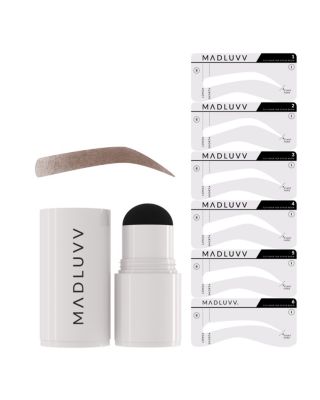 Madluvv Brow Stamp Kit In Medium Brown