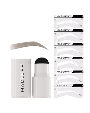 Madluvv Brow Stamp Kit In Soft Brown