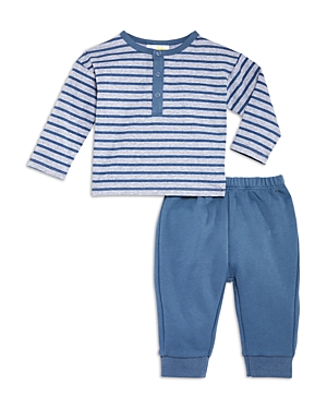 Bloomie's Baby Boys' Henley & Jogger Trousers Set - Baby In Blue