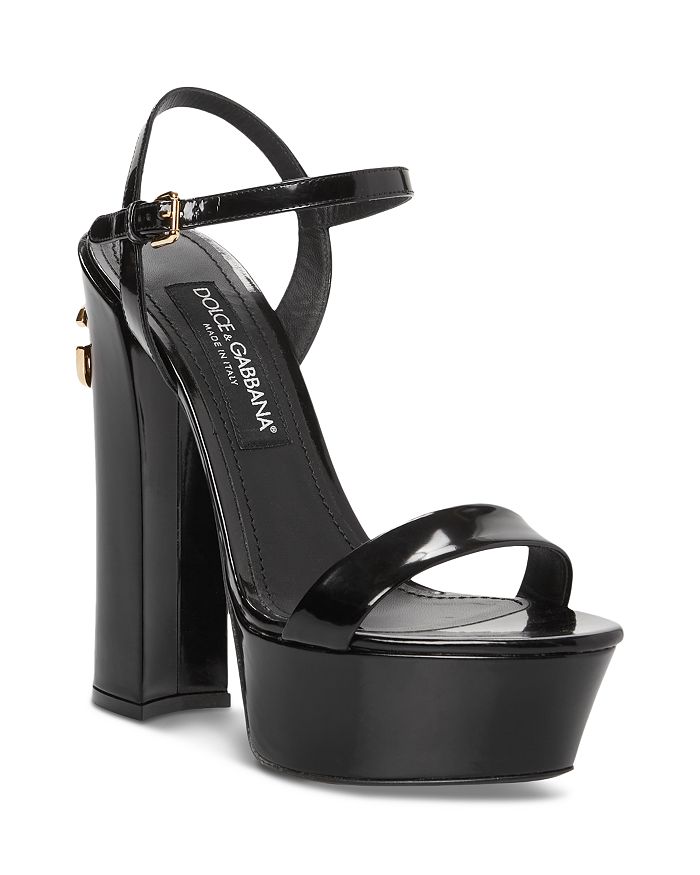 Dolce & Gabbana - Women's Ankle Strap Platform High Heel Sandals