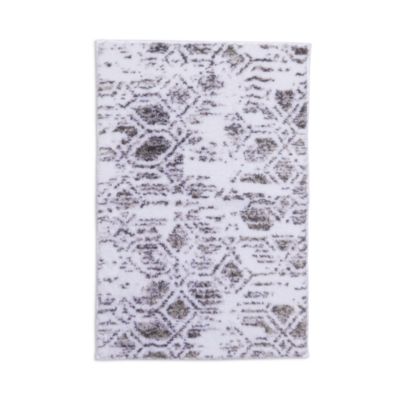 Hudson Park Collection - Diffused Diamond Bath Rug, 20" x 30"