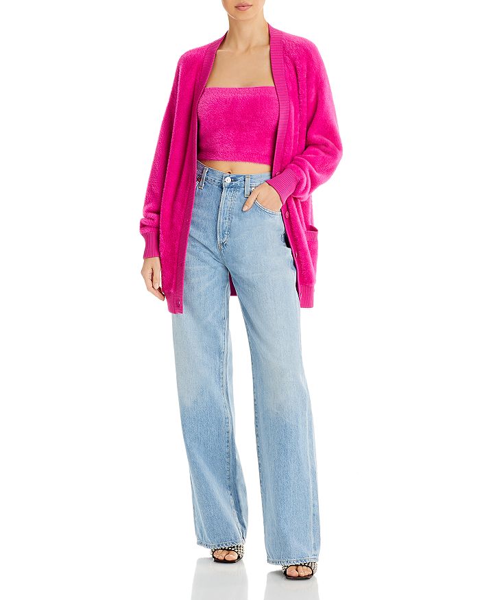 WAYF Flynn Cardigan & Katie Tube Top Bloomingdale's