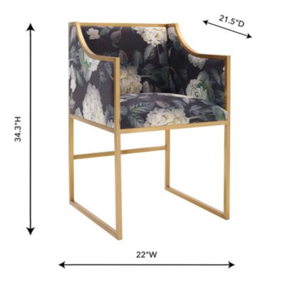  Atara Velvet Gold Chair