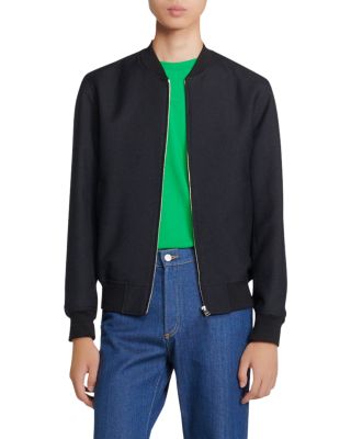 Sandro Teddy Bomber Jacket