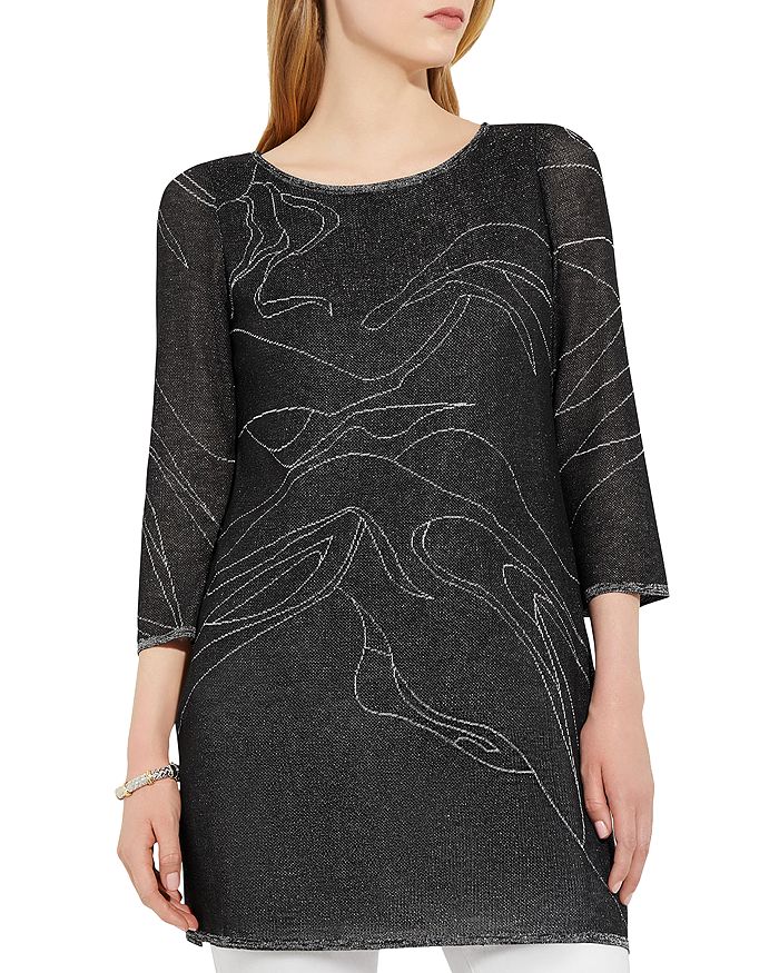 Misook Patterned Knit Tunic | Bloomingdale's