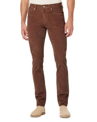 Hudson Blake Slim Straight Fit Jeans in Burnt Brown | Bloomingdale's