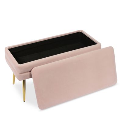 Ziva Velvet Storage Bench