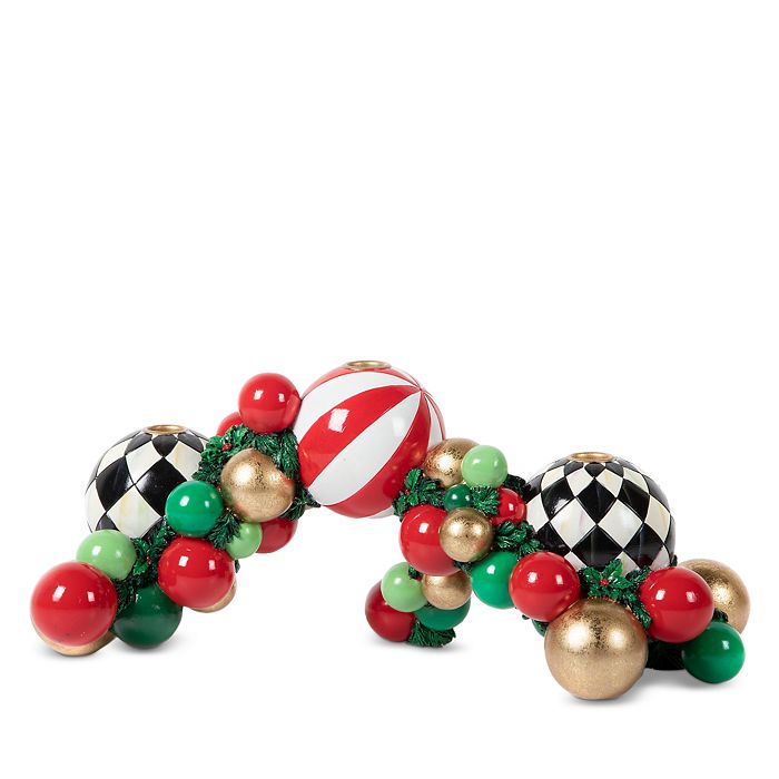 MackenzieChilds Jolly Garland Candle Holder Bloomingdale's
