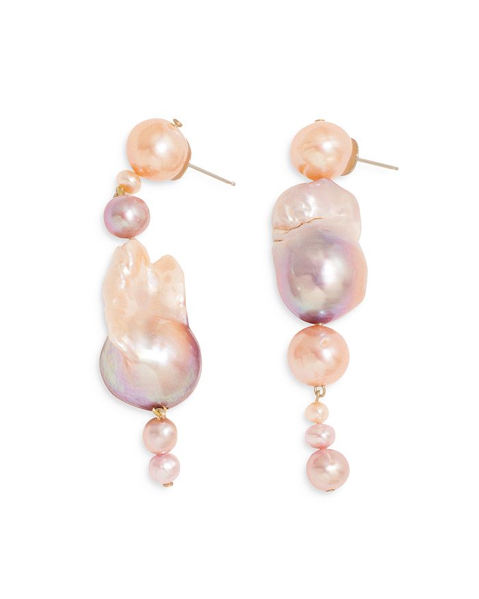 Completedworks Cultured Pearl Linear Drop Earrings | Bloomingdale's