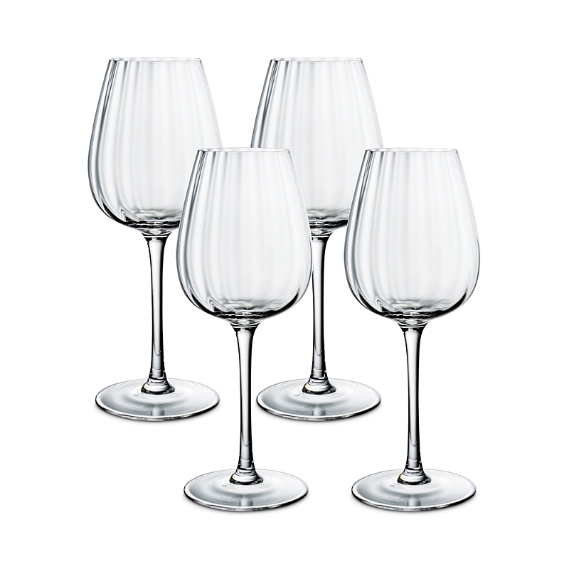 Villeroy & Boch Rose Garden White Wine Glass, Set Of 4 In Clear