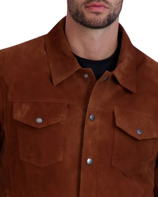 Suede Trucker Jacket