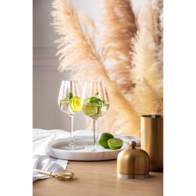 Rose Garden White Wine Glass, Set of 4