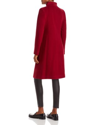 women's red wool coats