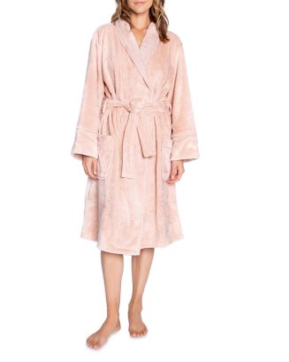 Abito Accappatoio Con Cappuccio PJ Salvage Donna – Live Life Cozy – Finta Pelliccia Rosa