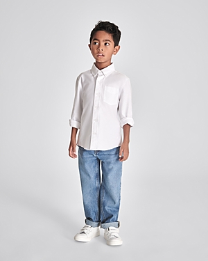 Reiss Boys' Greenwich Button Down Shirt - Little Kid, Big Kid In White