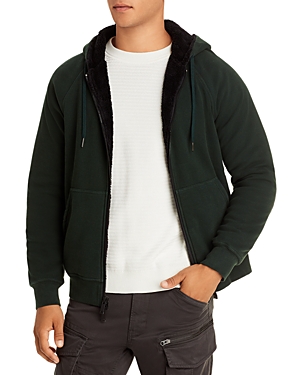 JOHN VARVATOS TRENTON SHERPA LINED HOODIE - 100% EXCLUSIVE