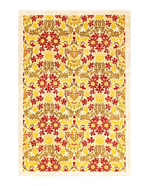 Bloomingdale's Artisan Collection Arts & Crafts M1591 Area Rug, 6'2 X 8'10 In Ivory