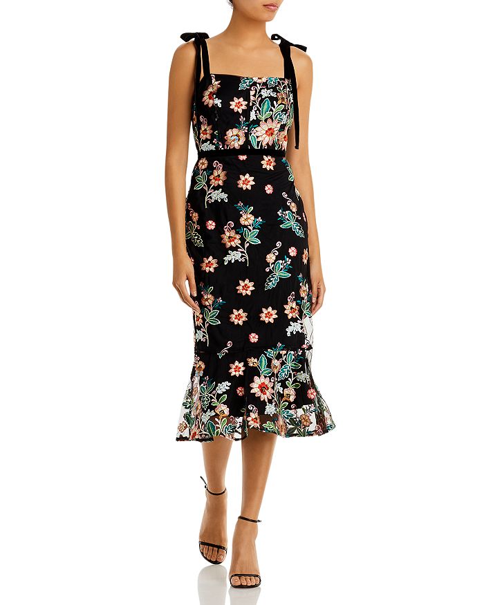 Sam Edelman Broken Floral Midi Dress | Bloomingdale's