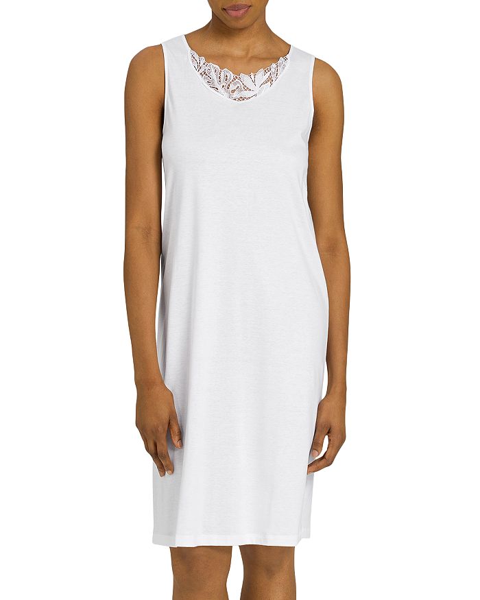 Hanro Zelda Cotton Tank Nightgown Bloomingdale s